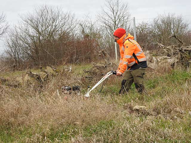 Landschaftspflege mit dem Balkenmäher